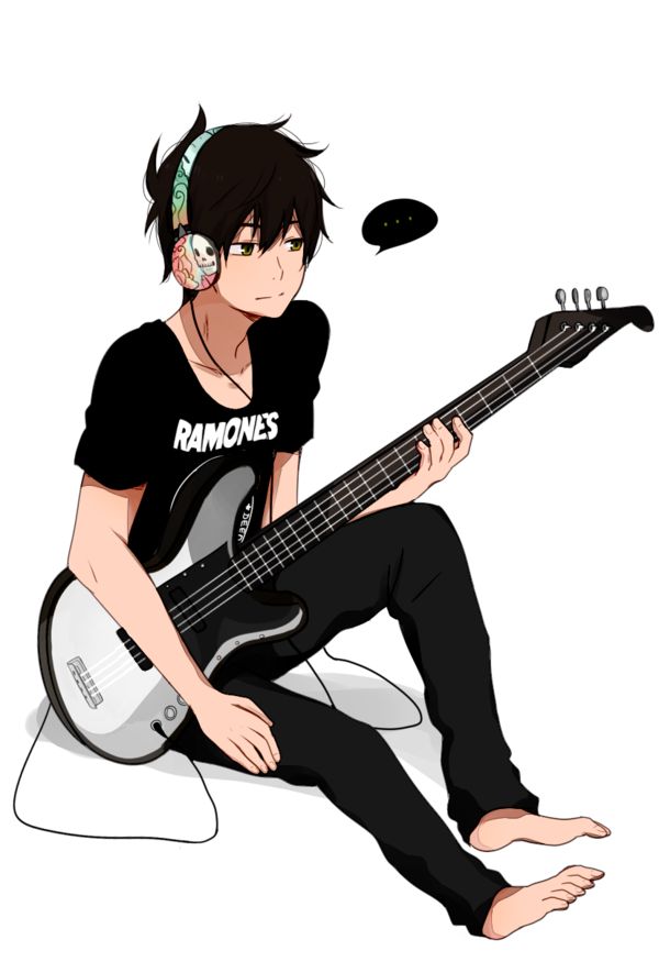 bass guitar in anime｜TikTok Search